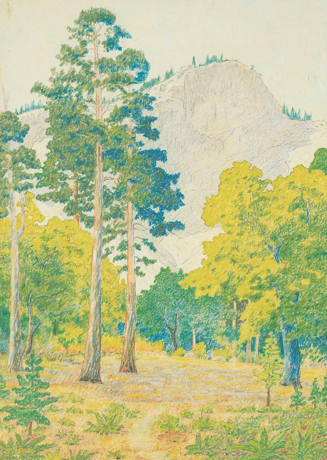 Charles Sager - Untitled - Trees in the Foreground