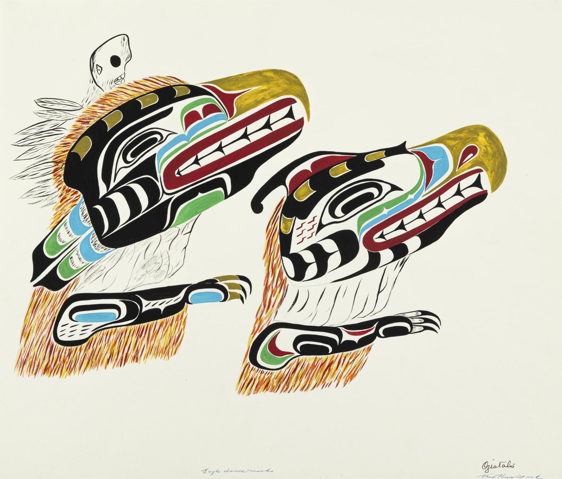 Chief Henry Speck (1908-1971) - Eagle Dance Masks, 1959