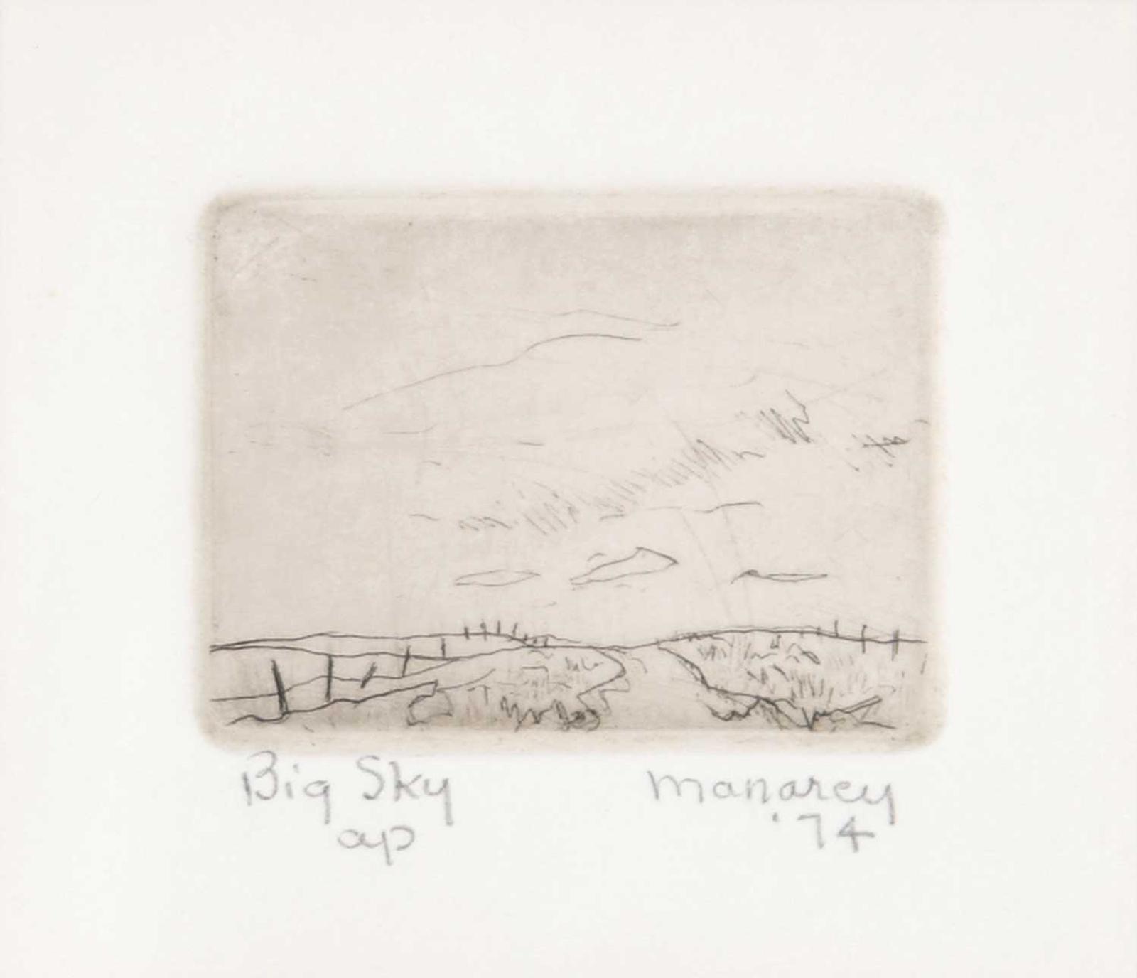 Thelma Alberta Manarey (1913-1984) - Big Sky  #AP