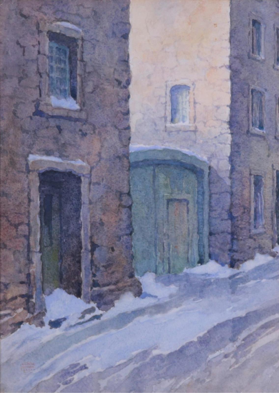 Paul Archibald Octave Caron (1874-1941) - A Quebec Street