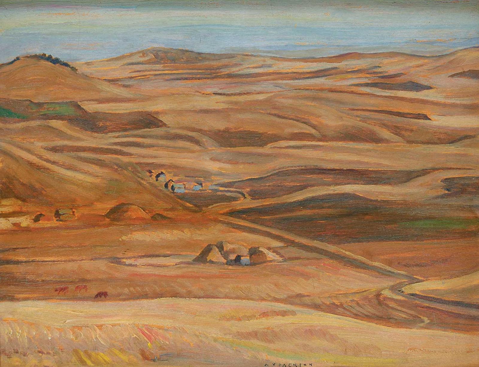Alexander Young (A. Y.) Jackson (1882-1974) - Porcupine Hills, Alberta, October. 1943