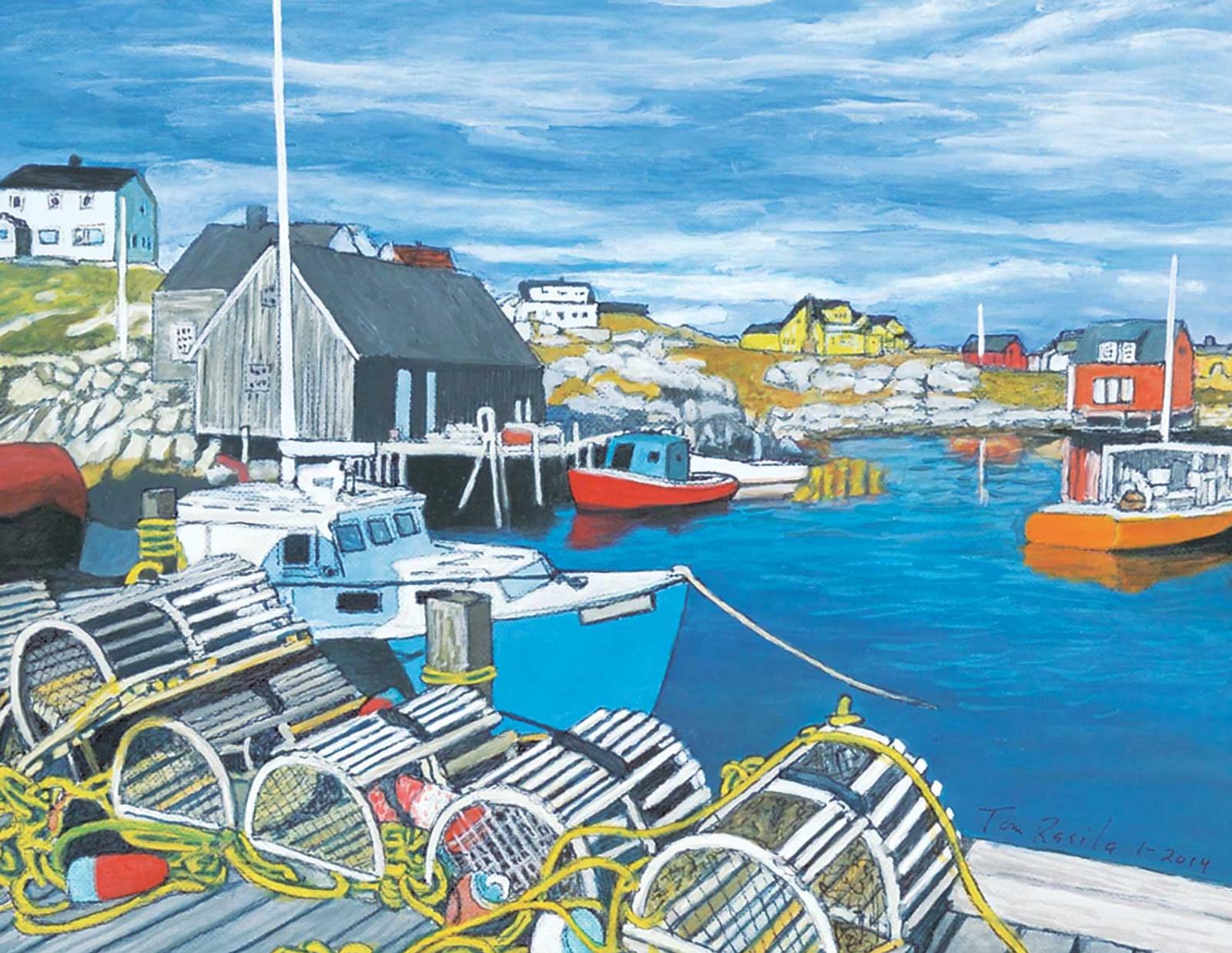 Tom Rasila - Untitled - Lobster Traps, Peggy's Cove