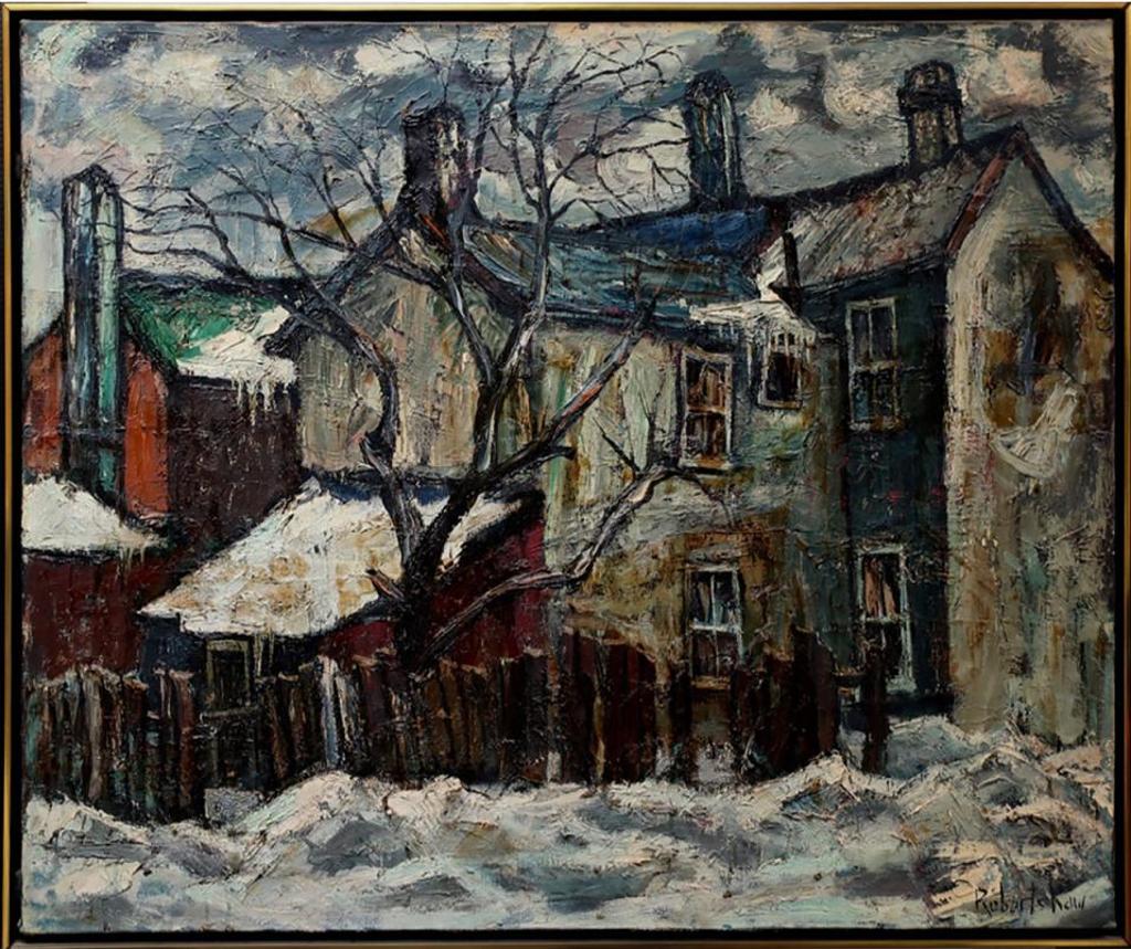 Ross Robertshaw (1919-1986) - Untitled (Back Houses)