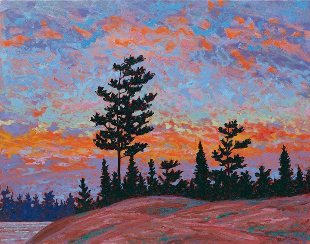Philip Sybal (1949) - Killarney Pines at Sunset
