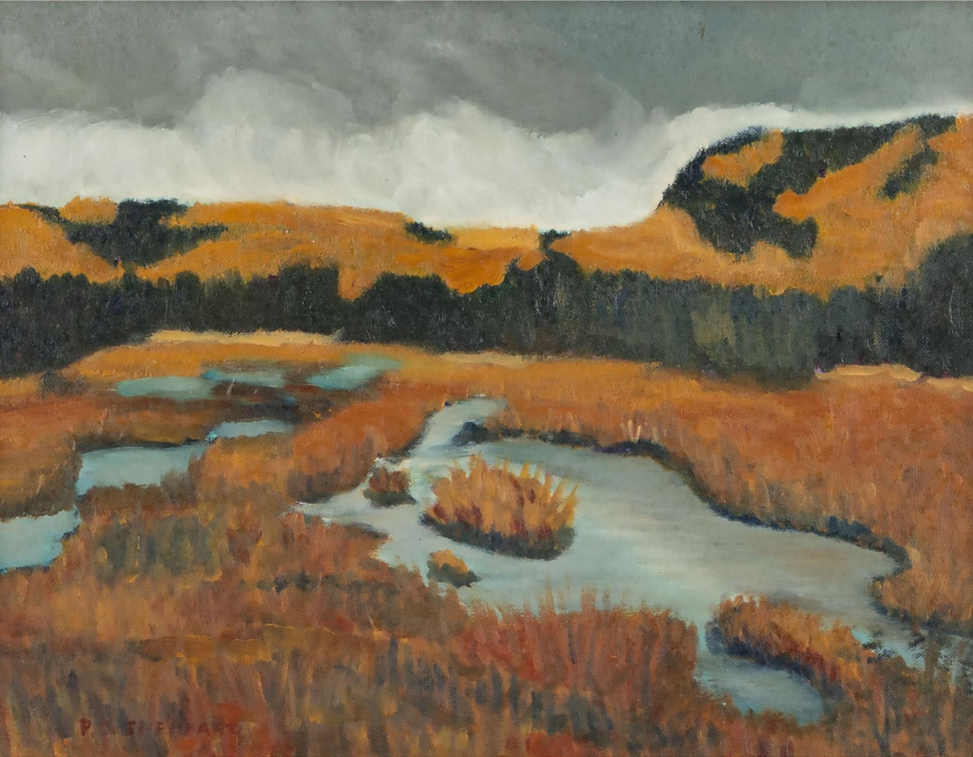 Peter Clapham (P.C.) Sheppard (1882-1965) - Landscape With Marsh