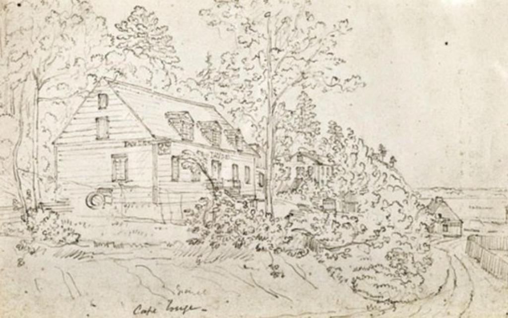 James Pattison Cockburn (1778-1847) - Tavern at Cape Rouge, Quebec