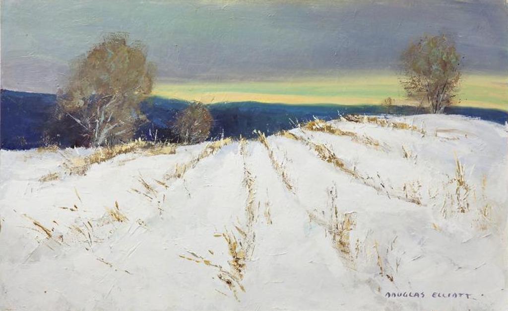 Douglas Ferfguson Elliott (1916-2012) - The First Snow Near Collingwood, Ont.