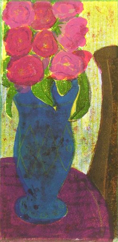 John Harold Thomas Snow (1911-2004) - Flowers On A Round Table