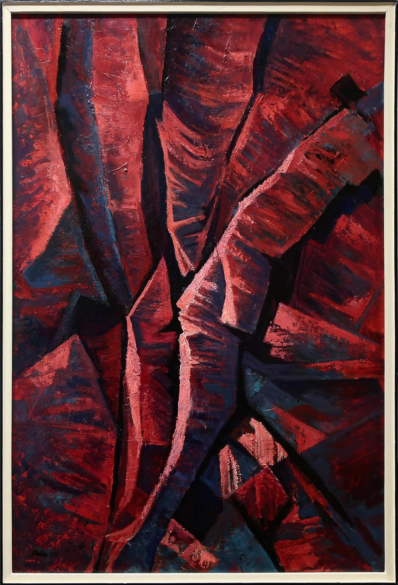 Jack Beder (1910-1987) - Fractured Red Rock