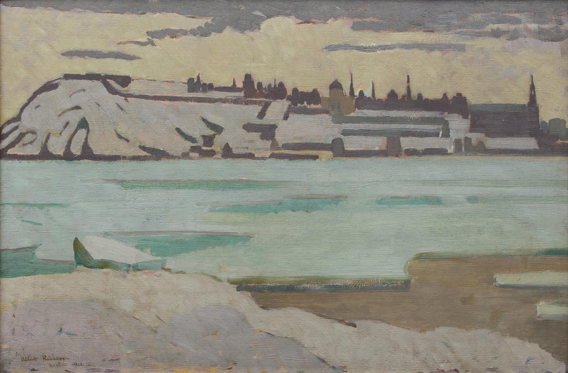 Albert Henry Robinson (1881-1956) - Quebec from Levis, 1922