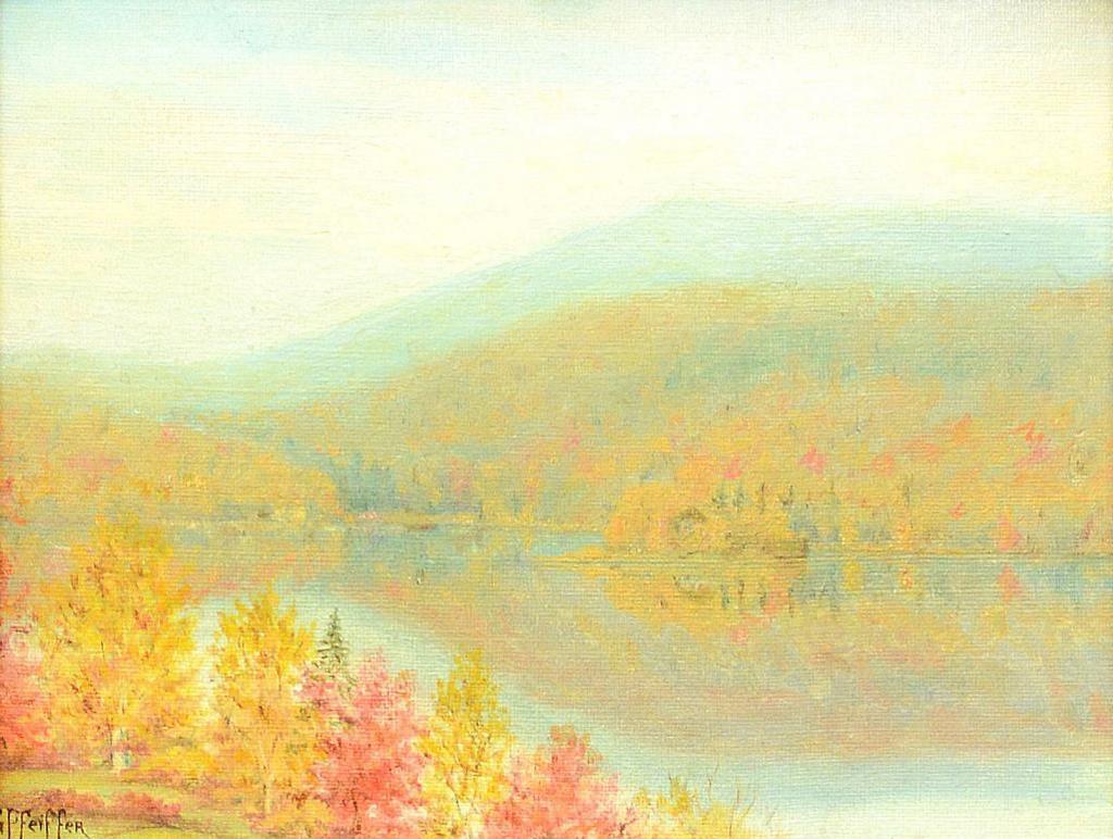 Gordon Edward Pfeiffer (1899-1983) - Lake in Autumn