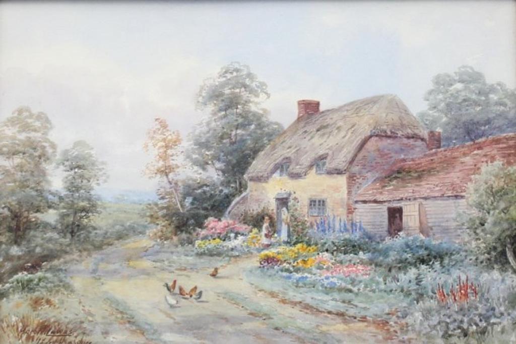 Harold Lawes (1865-1940) - English Cottage