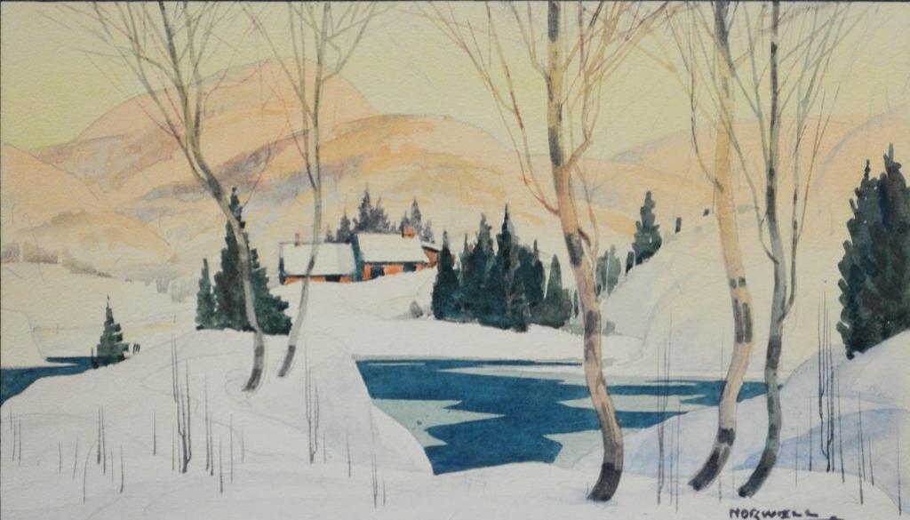 Graham Norble Norwell (1901-1967) - Chalet in Winter