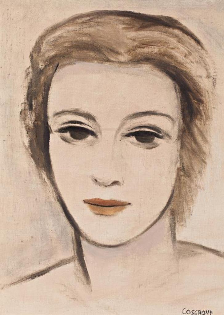 Stanley Morel Cosgrove (1911-2002) - Portrait of a Young Beauty
