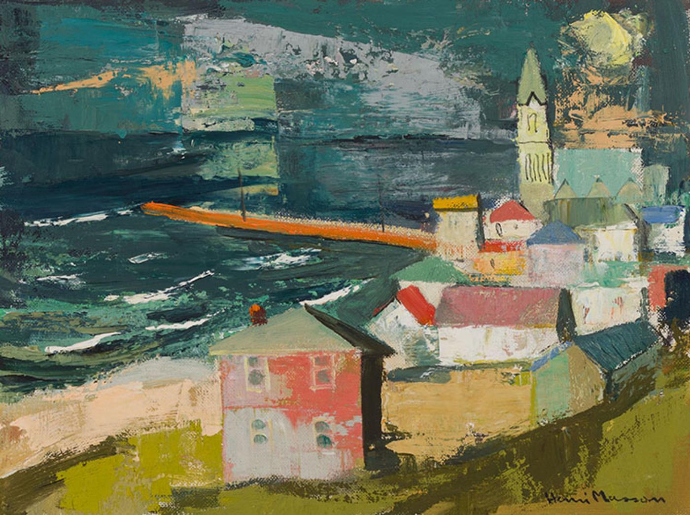 Henri Leopold Masson (1907-1996) - Seaside Village