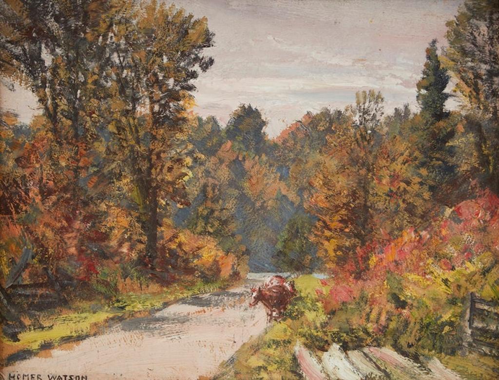 Homer Ransford Watson (1855-1936) - Rural Woodland Scene