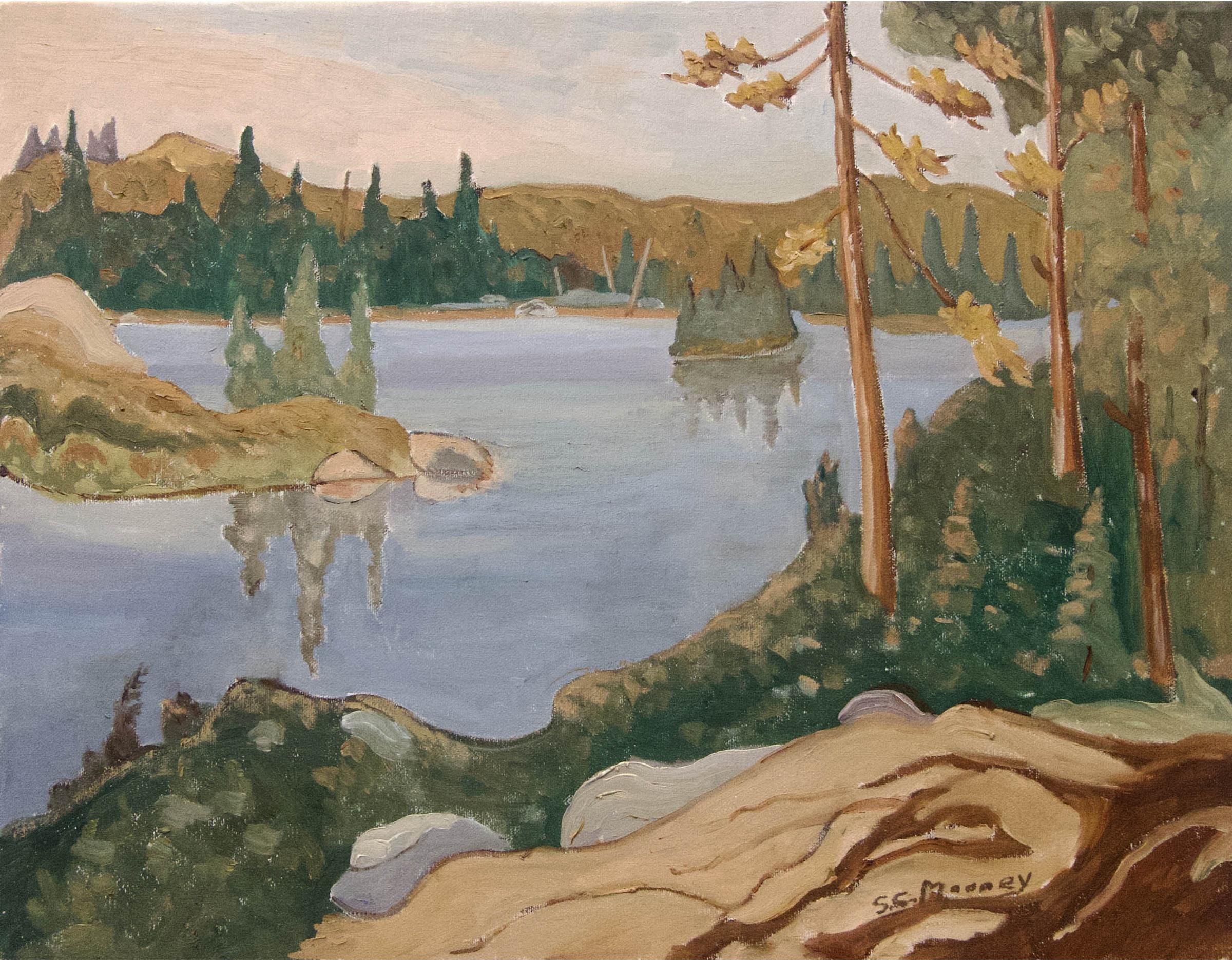 Sidney Charles Mooney (1927-1992) - Peck Lake - Algonquin Park