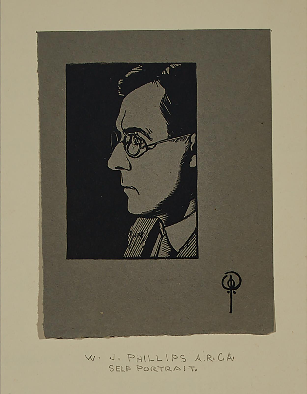 Walter Joseph (W.J.) Phillips (1884-1963) - Self Portrait, 1922