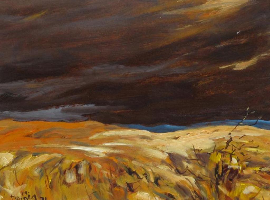 Hans Herold (1925-2011) - Dark Sky, Near Saskatoon; 1971