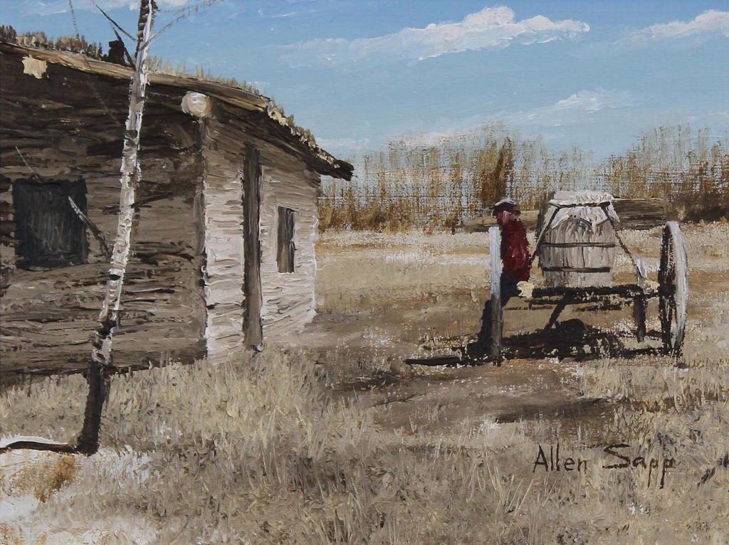 Allen Fredrick Sapp (1929-2015) - Just Brought Some Water Home; 1975