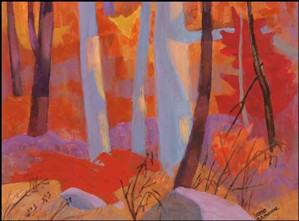Muriel Yvonne Mckague Housser (1898-1996) - Beech Trees in October