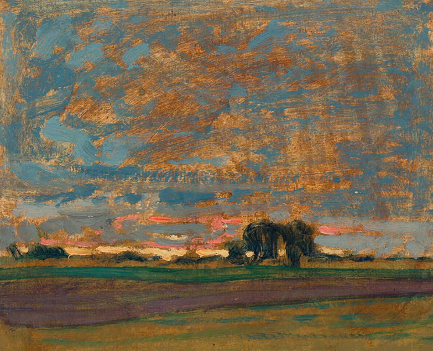 James Edward Hervey (J.E.H.) MacDonald (1873-1932) - Thornhill Fields, Evening