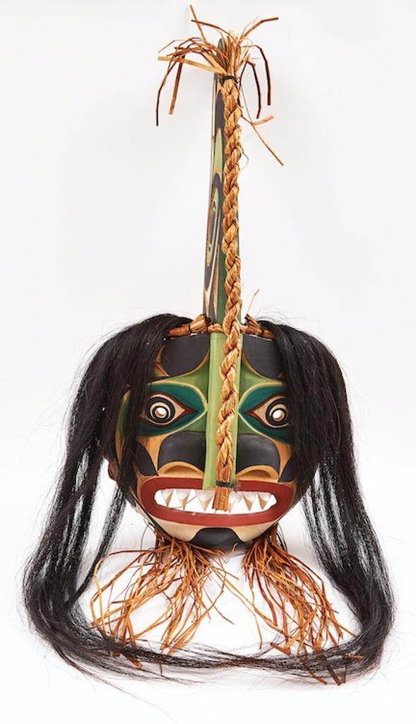 Patrick Amiot (1960) - Killer Whale Mask with Hawk and Dorsal Fin