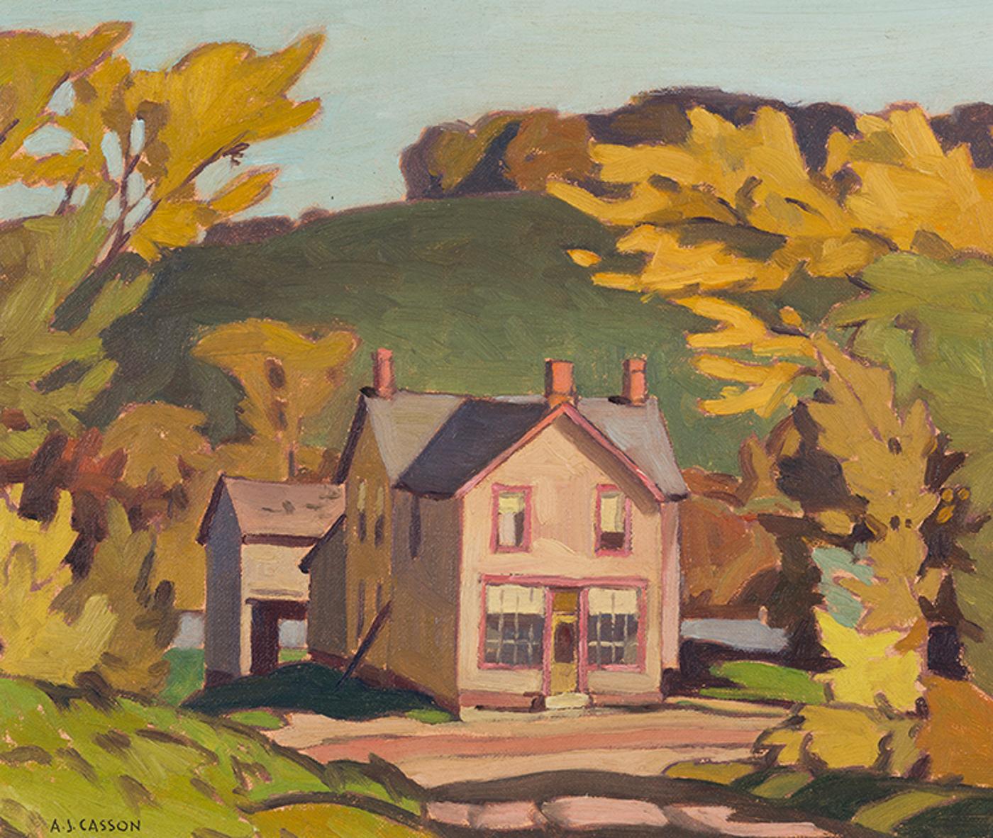 Alfred Joseph (A.J.) Casson (1898-1992) - General Store at Terra Cotta, Ontario