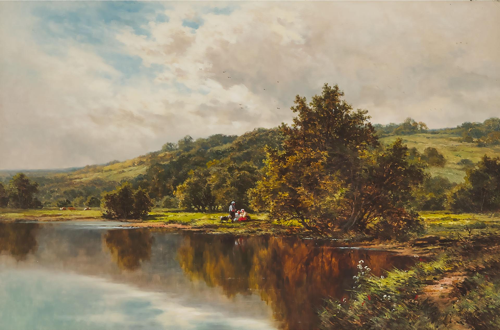 Henry Deacon Hillier (1858-1930) - The River Mole, Near Dorking, Surrey