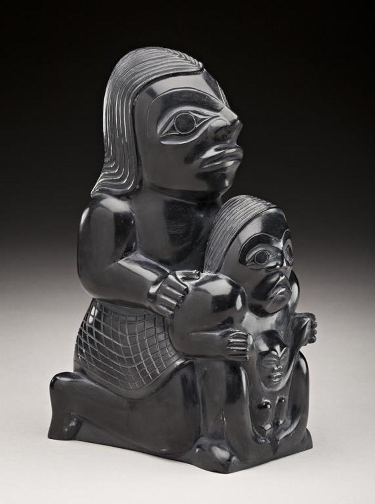 Greg White Lightbown (1953) - Haida, Prince Rupert, Family Group (Volcano Woman), 1990s
