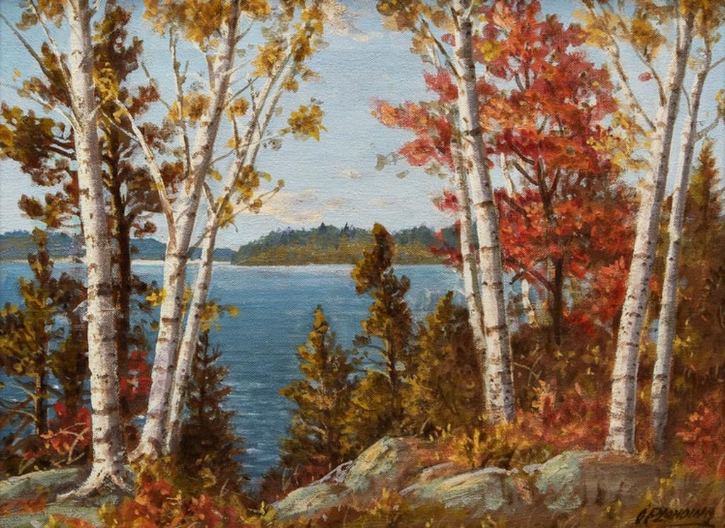 Otto Planding (1887-1964) - Bold Muskoka; Birch Trees, Lake Muskoka; Lake of Bays, Muskoka