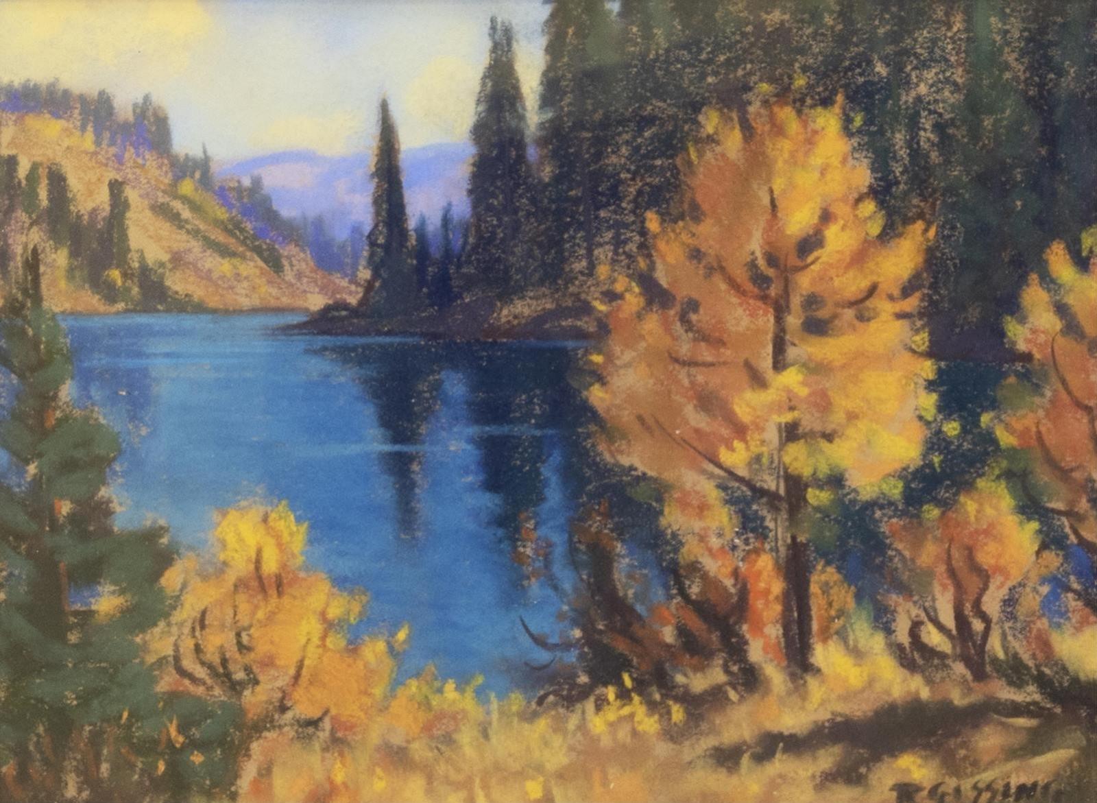 Roland Gissing (1895-1967) - Autumn, Ghost Lake, Alta