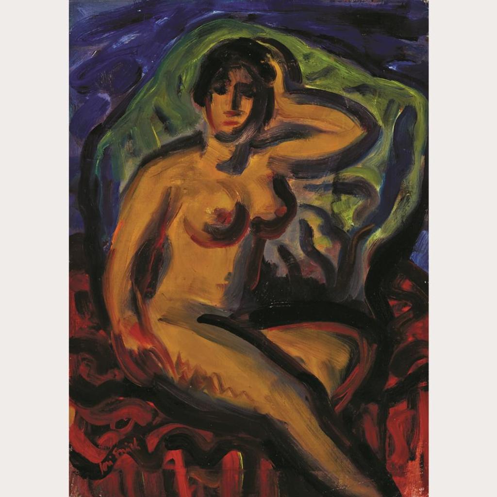 Marjorie (1907-2005) - Seated Nude, C. 1931