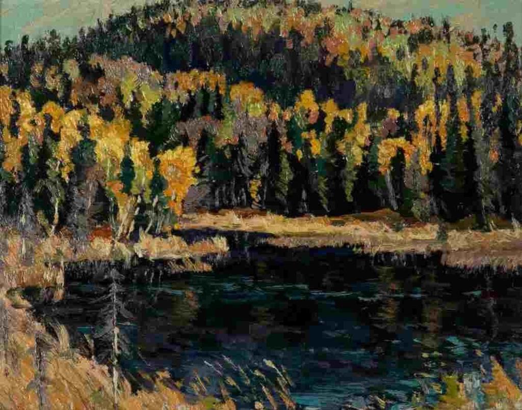 Stuart Clifford Shaw (1896-1970) - Untitled (Autumn Lake View)