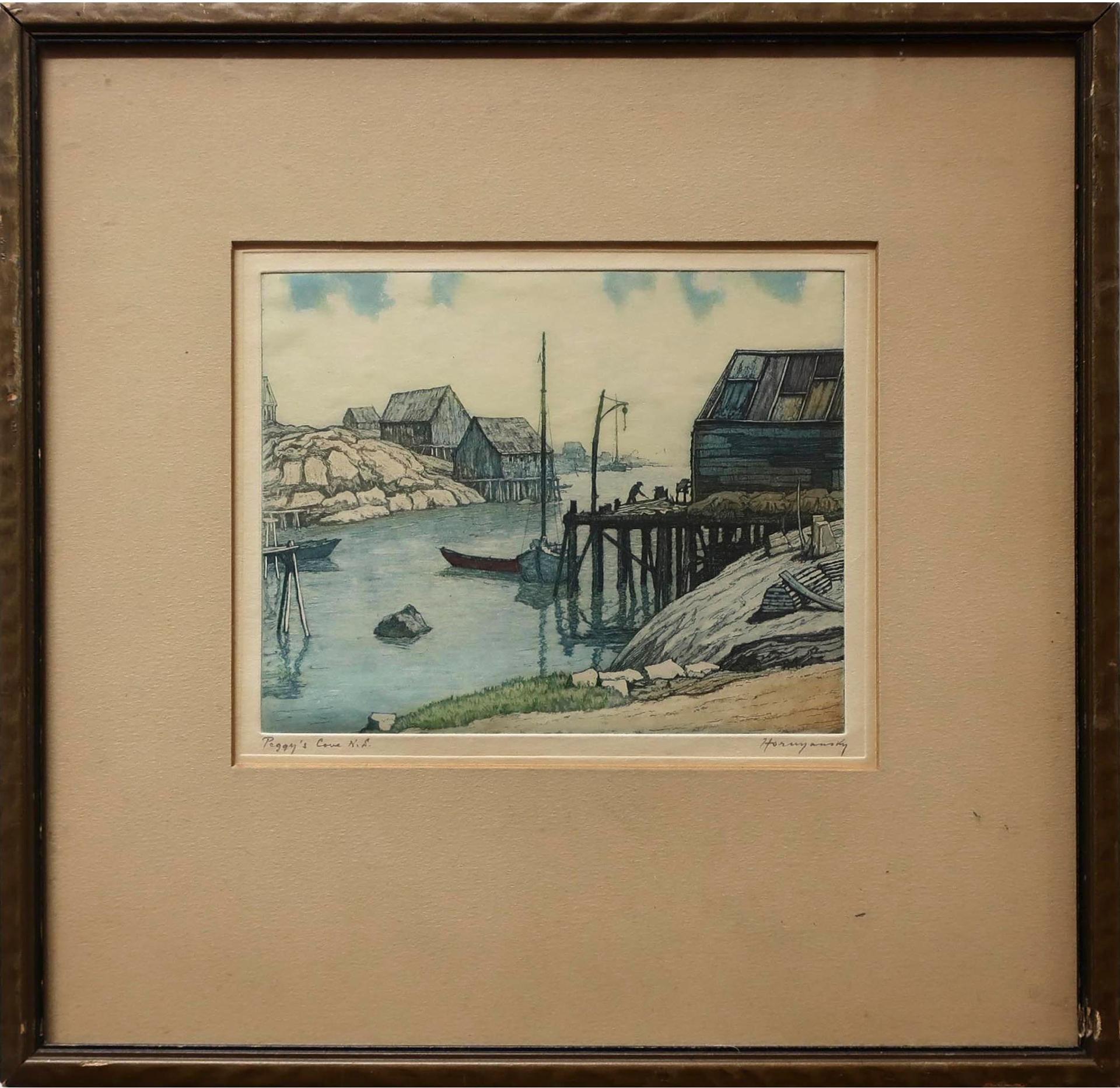 Nicholas Hornyansky (1896-1965) - Peggy's Cove, N.S.