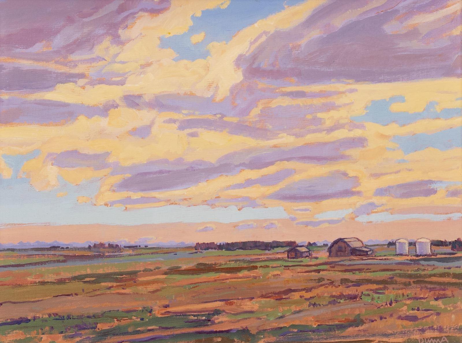 William (Bill) Duma (1936) - Prairie Landscape; 1981