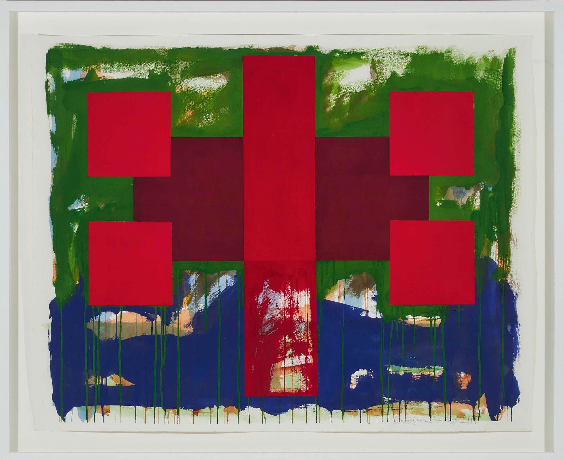 Christopher Estridge (1951-2010) - Untitled (Red)