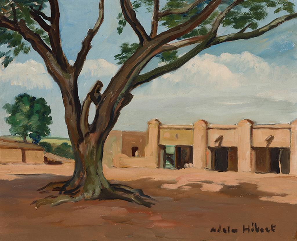 Adrien Hébert (1890-1967) - Maison derrière l'arbre