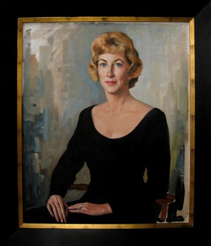 Oscar Daniel de Lall (1903-1971) - Portrait Of The Artists Wife