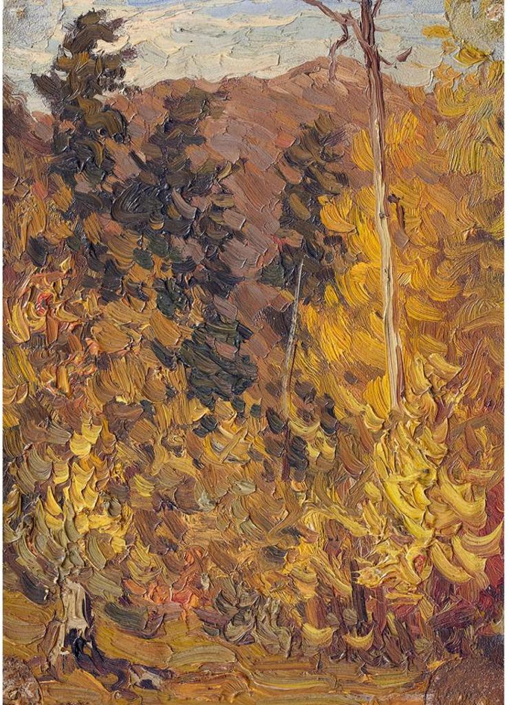James Edward Hervey (J.E.H.) MacDonald (1873-1932) - View Through The Trees, Autumn
