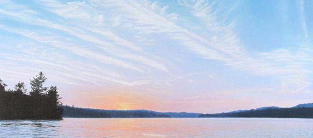 Dan Werstuk (1949) - Sunset, Burnt Island Lake