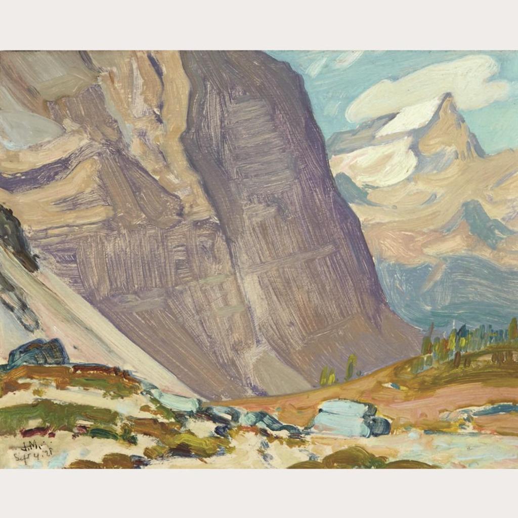 James Edward Hervey (J.E.H.) MacDonald (1873-1932) - Near Mt Odaray, Rocky Mts