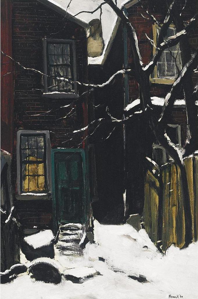 Albert Jacques Franck (1899-1973) - Backyard On Sackville Street