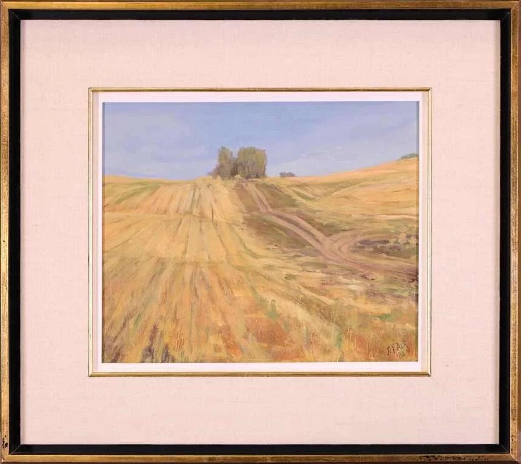 Joseph [Joe] Ferenc Acs (1936) - After Harvest in Saskatchewan; 1980