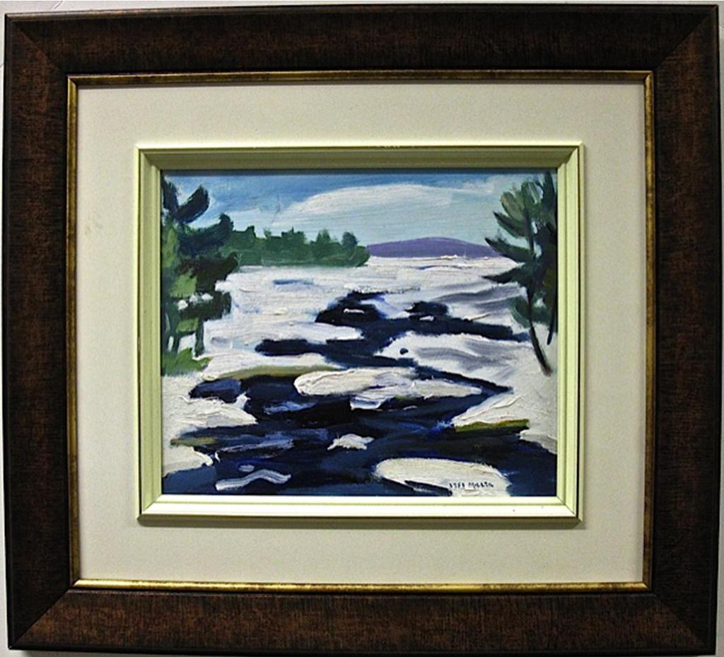 Jeff Miller (1931) - Lake Treverse, Algonquin Pk  (Old Cabin Verso)