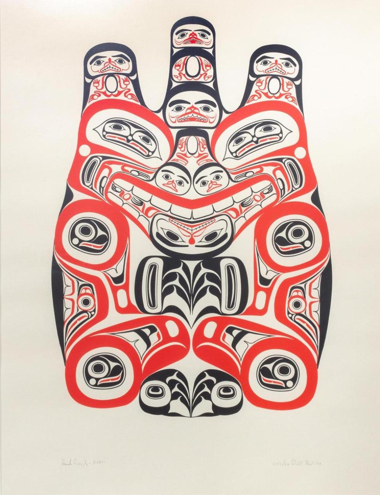 Bill (William) Ronald Reid (1920-1998) - Haida Grizzly - Huaji