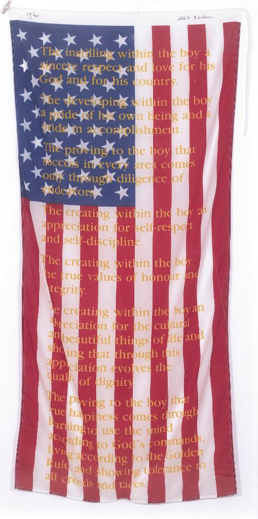 Attila Richard Lukacs (1962) - American Flag