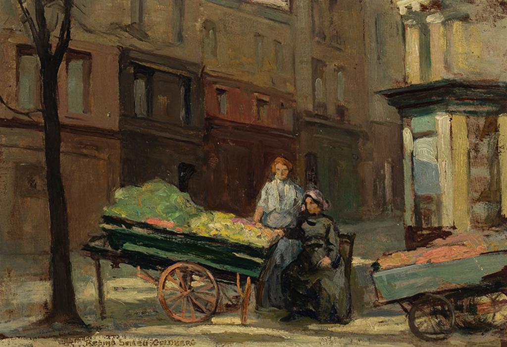 Regina Seiden (1897-1991) - Vegetable Carts, Paris