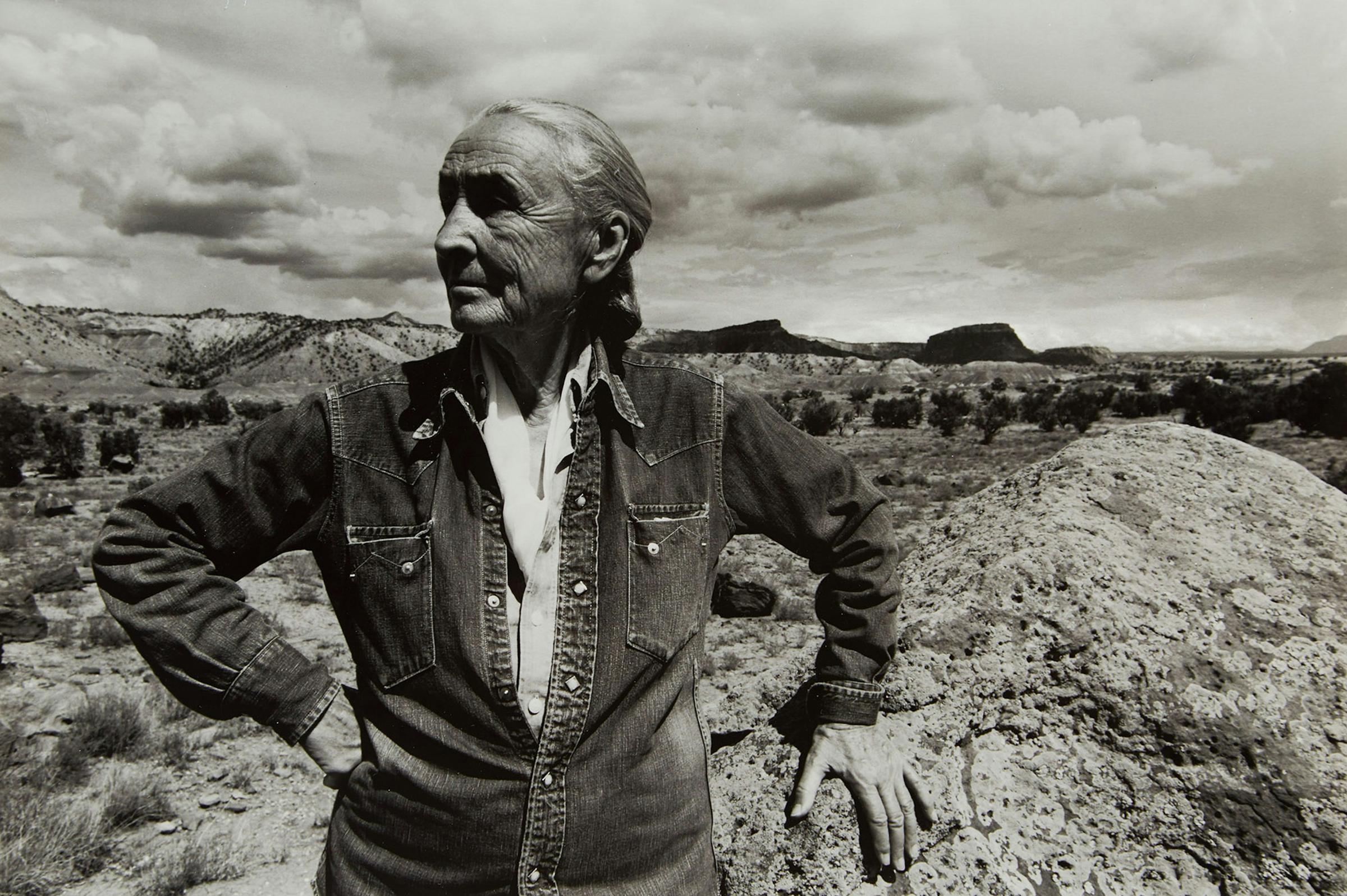 Arnold Newman (1918-2006) - Georgia O’Keefe, Outside of Ghost Ranch