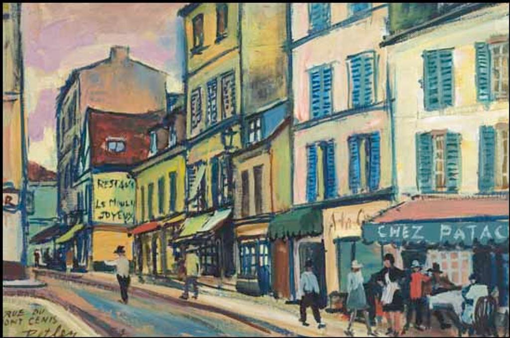 Llewellyn Petley-Jones (1908-1986) - Rue du Mont Cenis